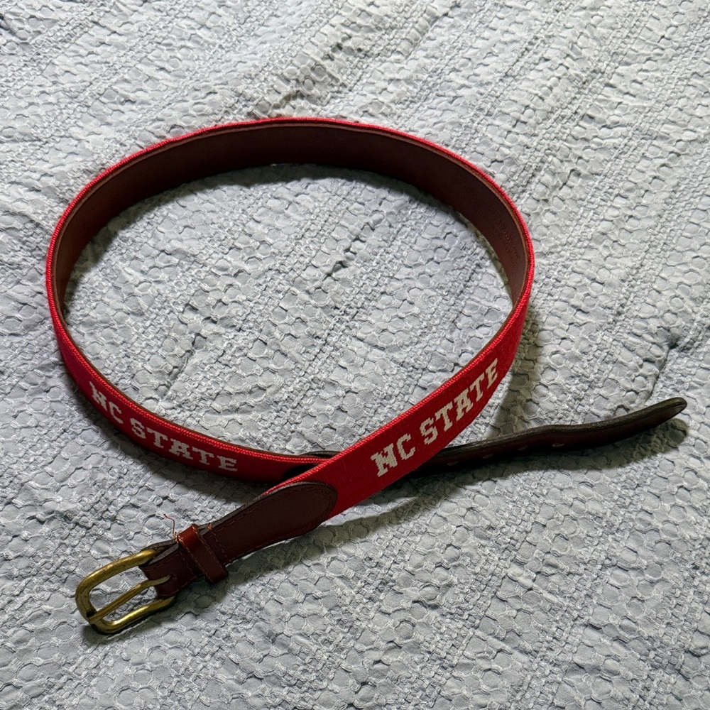 NC State Red Men's Belt